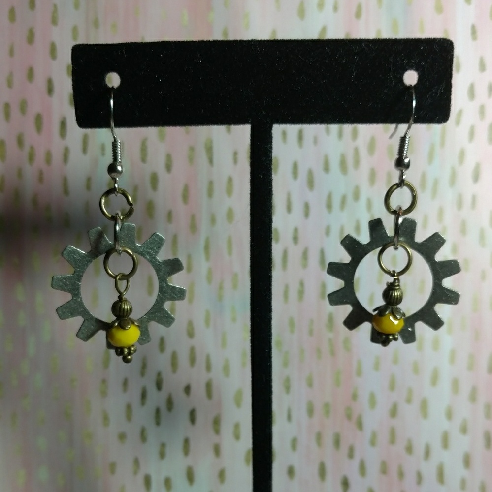 Gear Earrings